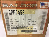 Baldor GPP7458 1/4 HP DC Motor 90 Vdc PSL-0 Frame