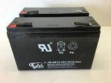 Jimming JM-6M10.0AC 6V10.0Ah Sealed Lead-Acid Battery Lot of 2