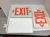 Exit Signs Lot of 3