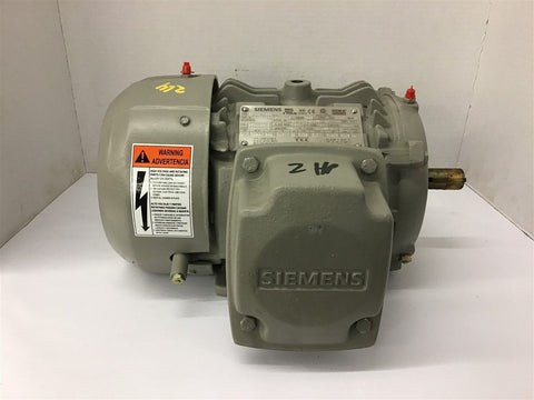 Siemens 1LE24211AB412AA3 2 Hp AC Motor 460 Volts 1800 Rpm 4P 145T Frame