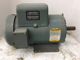 Baldor L1410T 5 Hp AC Motor208-230 volts 1800 Rpm 4P Single Phase 184T Frame