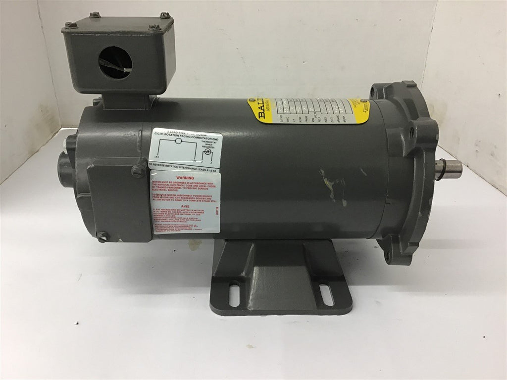 Baldor CDP3320 .33 Hp 90 Arm Volts DC Motor 1750 Rpm 56C Frame TENV