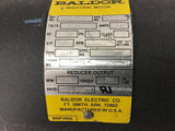 Baldor GPP 7458 1/4 Hp DC Gear Motor 90 VDC 1.0 Amps 180:1 Ratio
