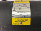 Baldor GPP 7458 1/4 Hp DC Gear Motor 90 VDC 1.0 Amps 180:1 Ratio