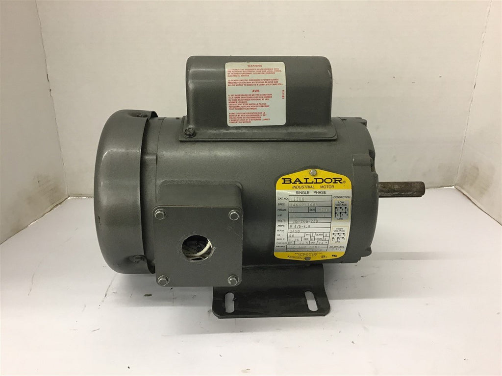 Baldor L3506 .75 HP AC Motor 115/208-230 volts 3600 Rpm 56 Frame