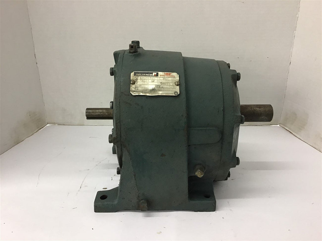 reliance gear Reliance 10001385 DR16A 2.2 Hp Inline Gear Reducer 11.4:1 Ratio – BME Bearings and Surplus