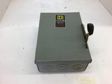 Square D DU321 30 Amp Safety Switch 240 Vac Type 1 Enclosure