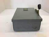 Square D DU321 30 Amp Safety Switch 240 Vac Type 1 Enclosure