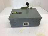Square D DU321 30 Amp Safety Switch 240 Vac Type 1 Enclosure