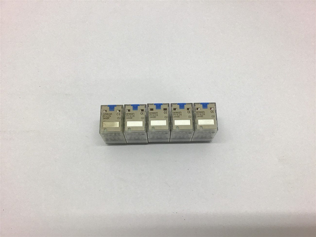 Omron MY4IN 24 VDC Relay Lot of 5