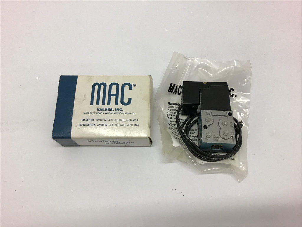 Mac 45A-AA1-DAAA-1CM Solenoid Valve 120 Volts 120 PSI 5.4 Watts