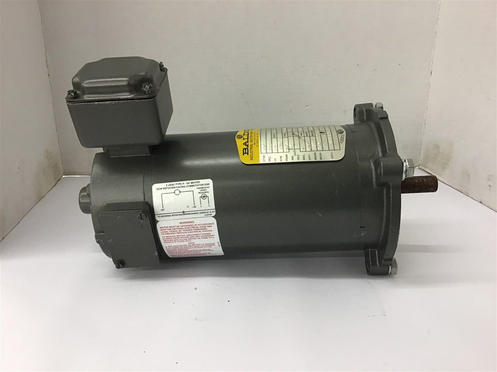 Baldor CDP3320 1/3 HP DC Motor 90 Arm Volts 1750 Rpm 56C Frame TENV