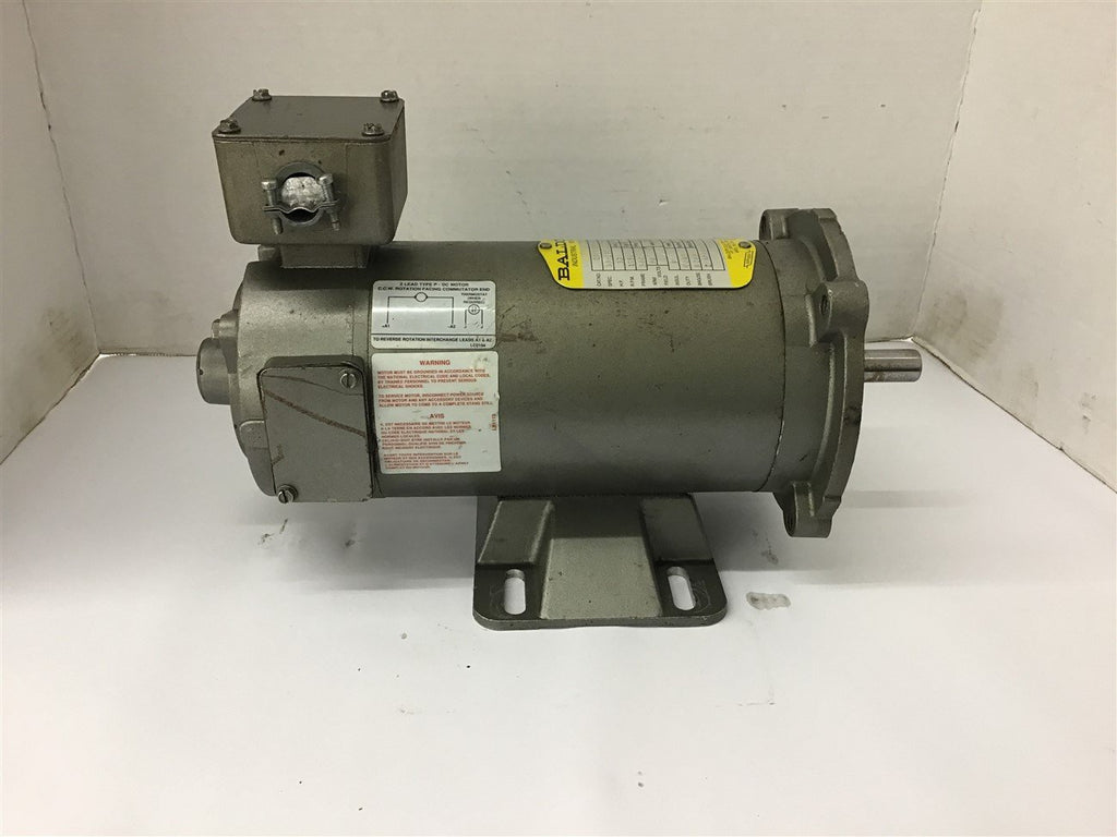 Baldor CDP3320 .33 HP DC Motor 90 Arm Volts 1750 Rpm 56C Frame TENV