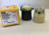 Hubbell HBL2323 Twist-Lock Connector Body 20 A 250 V 2 Pole