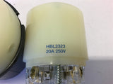 Hubbell HBL2323 Twist-Lock Connector Body 20 A 250 V 2 Pole