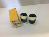 Hubbell 2323 Connector Body Black Twist-Lock 2 Pole 20 Amp 250 Volt Lot of 2
