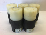 Hubbell Twist-Lock 20 Amp 250 Volt Female Plug Lot of 5