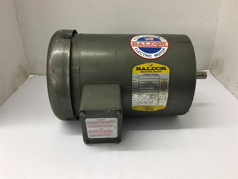 Baldor VM3546 1 HP AC Motor 208-230/460 Volts 1725 Rpm 4P 56C Frame