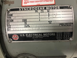 US Motor 7762V12V2940275FR .75 HP Gear Motor 230/460 Volts 31:1 Ratio