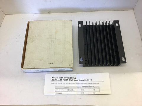 Baldor BC143, Auxiliary Heat Sink