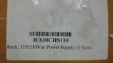 5 Slot Power Supply--Ic610Chs110----115/230 Vac