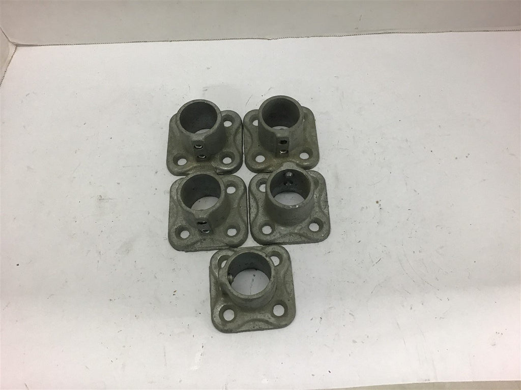 Mounting Pipe Base Lot of 5