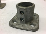 Mounting Pipe Base Lot of 5