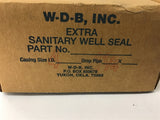W-D-B Extra Sanitary Well Seal 4" ID 1 1/4" Drop Pipe