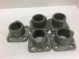Mounting Pipe Base--Lot of 5