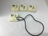 ITT CentriPro 4K242 Buna O-Ring Lot Of 4