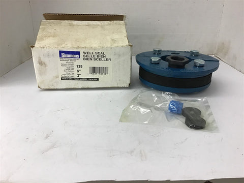 Simmons 139 Well Seal 6" x 2" Drop Pipe