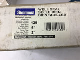 Simmons 139 Well Seal 6" x 2" Drop Pipe