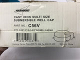 Harvard C56V Cast Iron Multi size Submersible Well Cap