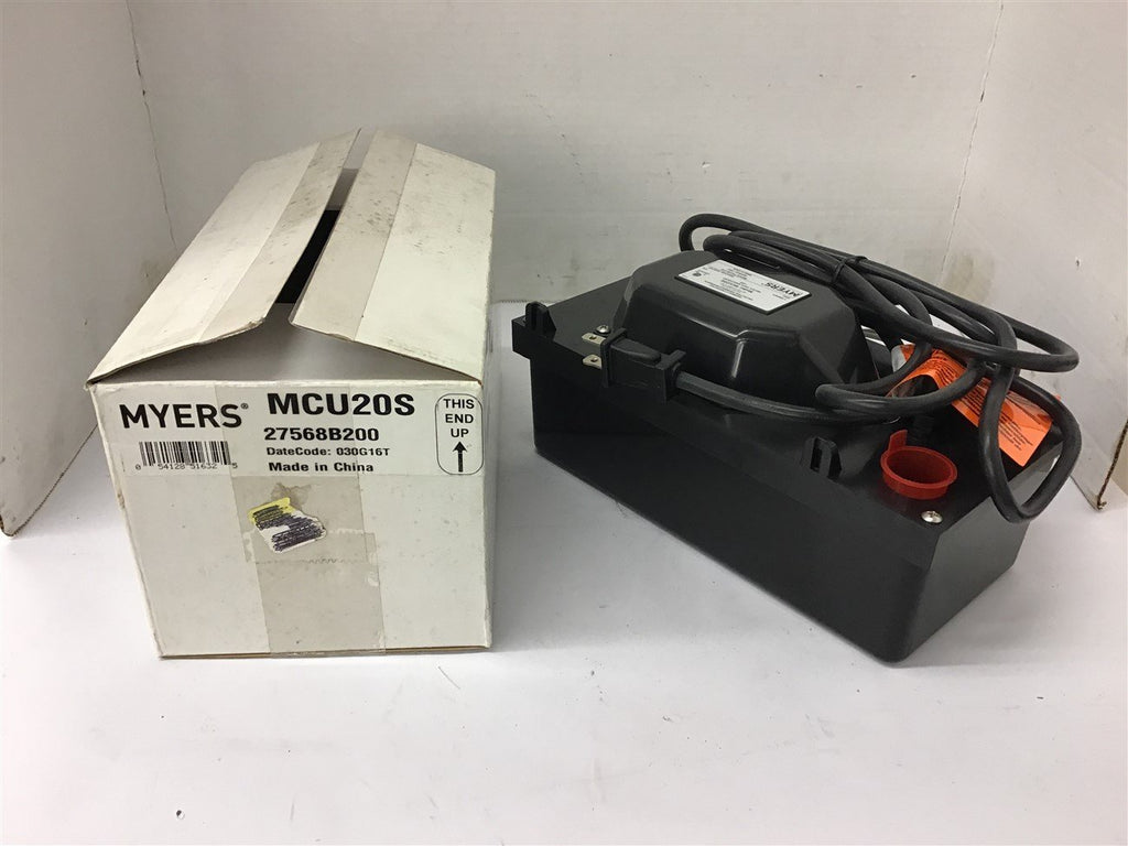 Myers MCU20S 1.45 Amps 115 Volts Single Phase