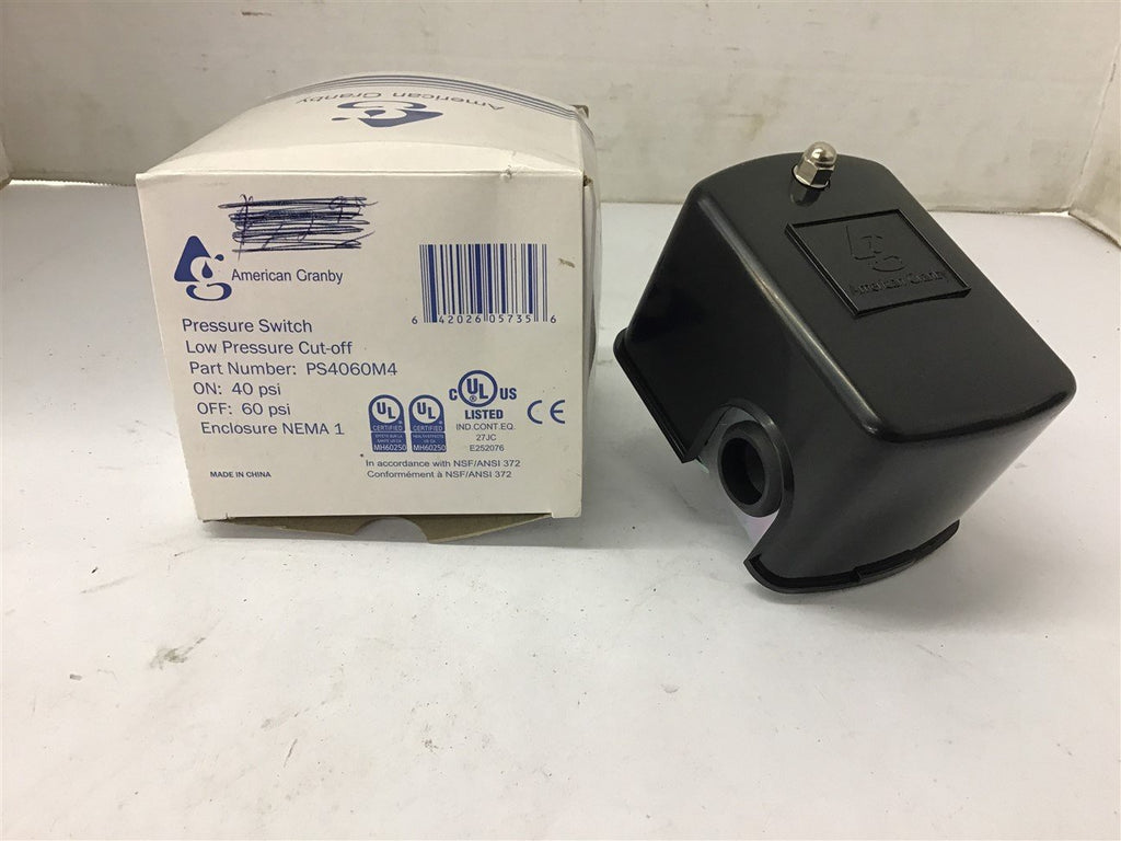 American Granby PS4060M4 Low Pressure Cut-Off 40-60 PSI