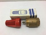 MCC Clayton Mark 3/4" 6340 Brass Foot Valve w/ABS Strainer 400 WOG Lot of 2