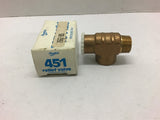 Mansfield 451 1/2" Pressure Relief Valve 75 PSI