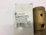 American Granby CVTNL1253BS No Lead Brass Check Valve 200 psi 1 1/4"