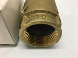 American Granby CVTNL1253BS No Lead Brass Check Valve 200 psi 1 1/4"