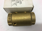 American Granby CVTNL1253BS No Lead Brass Check Valve 200 psi 1 1/4"