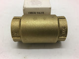 American Granby No Lead Brass Check Valve CVNL125BS 1 1/4" 200LB