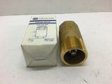 Clayton Mark 6302-11/4X1 Brass Submersible Check Valve 400 PSI WP