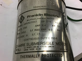 Franklin Electric 2443070117 Submersible Motor 3/4HP 230V 3450 RPM 2 Wire