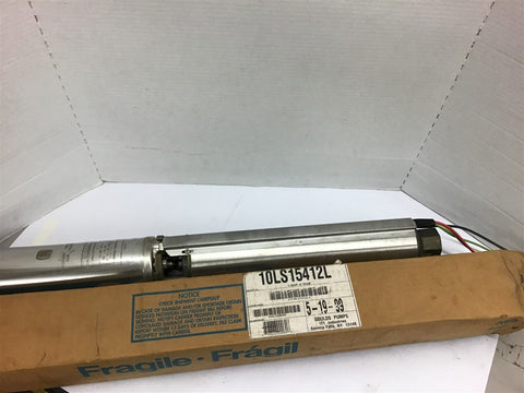 Franklin Electric 2243009204 Motor & Goulds Submersible Pump 10LS15412