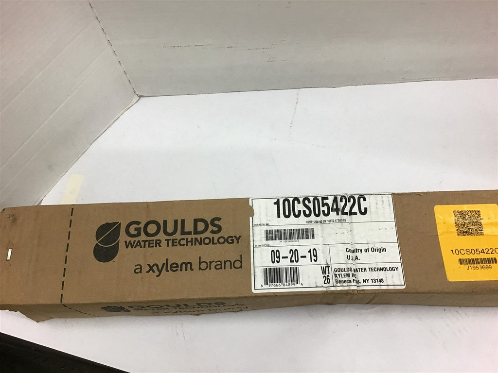 Goulds 10CS05422C Pump 1/2Hp 1/60/230 2W 10STG 4" Sub CS