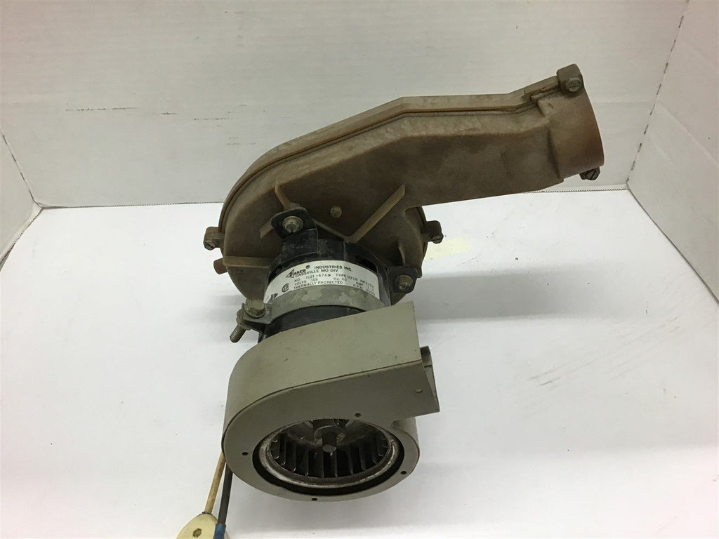 Fasco 7121-6743 Blower Motor 1/50 HP 3000 RPM 115V 1-3/4" Inlet 2-1/2" Outlet