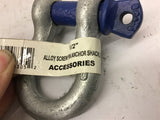 Peerless 8058503 Alloy Screw Pin Anchor Shackle 1/2" 6600lbs Lot of 2