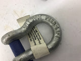 Peerless 8058503 Alloy Screw Pin Anchor Shackle 1/2" 6600lbs Lot of 2
