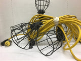 Temporary Light String 50ft 12-SJTW/3-50-M 15 Amp 125 Vac 1875 W