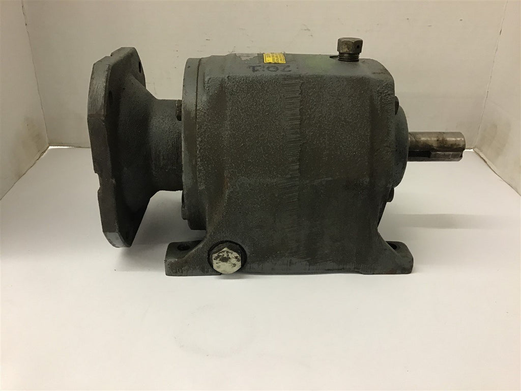 Inline Gear Reducer 20:1 Ratio 56 Frame No Data Plate